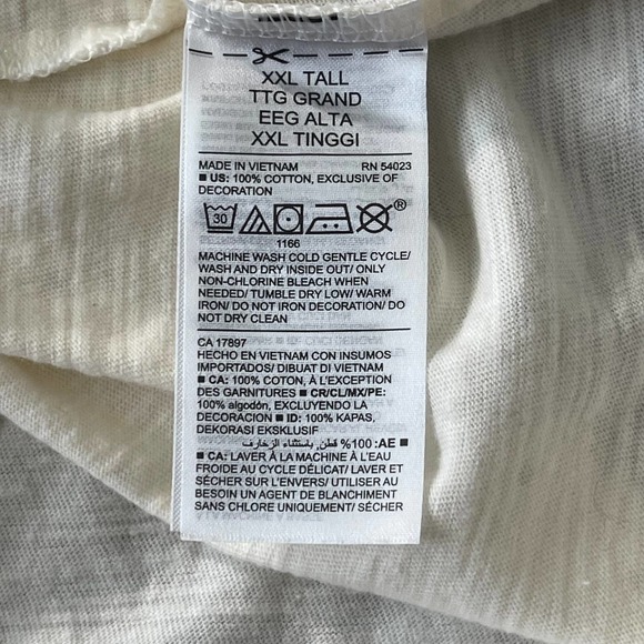 OLD NAVY | LONG SLEEVES TOP SIZE XXL CREAM COOPER COTTON POLKA DOTS - Picture 8 of 8